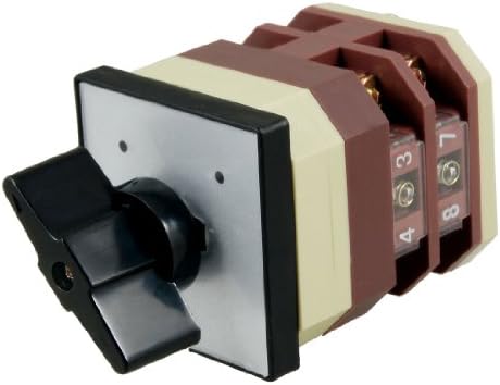 DEPILA Reteszelő Zár AC 380V 16AMP 2 Pozíció Cam Kombináció Átváltó Kapcsoló Kapcsoló