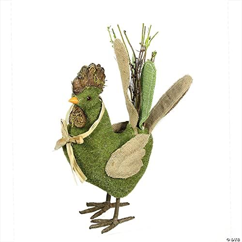 Állandó Csirke Tavaszi asztali Ábra - 15x4x10 | Zöld | Csomag 1