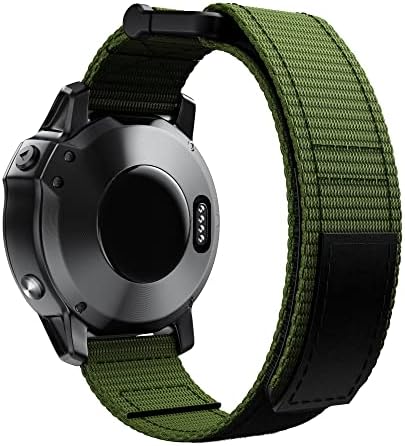 DASEB 26 22MM Nylon Watchband Pántok A Garmin Fenix 7 7X 6X 5X Pro Nézni Easyfit Csukló Zenekar gyorskioldó