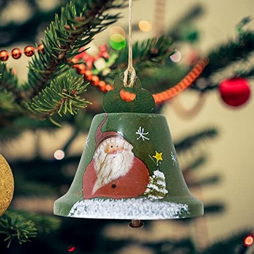 Drágakövek, valamint Kristályok Dekoráció Karácsonyi Medál Bell Vas Művészeti Festett Bell Medál Karácsonyi