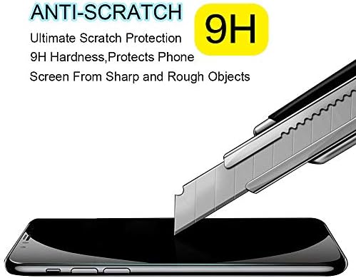 OWRORA iPhone XR képernyővédő fólia,iPhone 11 képernyővédő fólia 2.5 D Edge Edzett Üveg Anti-Semmiből