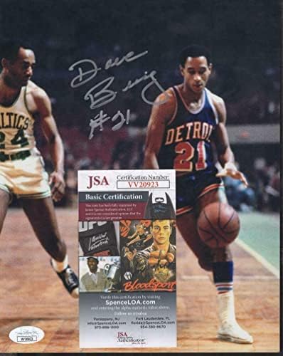 Dave Bing Detroit Pistons Aláírt Dedikált 8x10 Fotó Szövetség Vv20923 - Dedikált NBA-Fotók