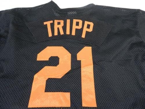 Baltimore Orioles Brandon Tripp 21 Játékban Használt Fekete Jersey Ext ST GCL 035 - a Játékban Használt