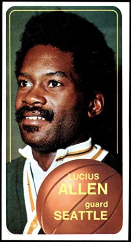 1970 Topps 31 Lucius Allen Milwaukee Bucks (Kosárlabda Kártya) NM Dollár UCLA