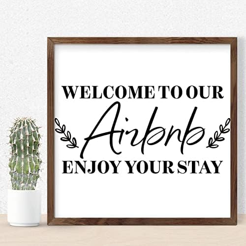 Motivációs Idézet Room Decor Üdvözöljük Az Airbnb Élvezze Az üdülés Jelek Otthoni Dekoráció Rusztikus