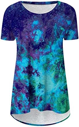 Maximum Női Ősszel, Nyáron Rövid Ujjú Sleeve Colorblock Pillangó Nyomtatás Felsők Pólók Női 2023 ES