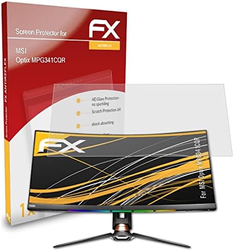 atFoliX képernyővédő fólia Kompatibilis MSI Optix MPG341CQR Képernyő Védelem Film, Anti-Reflective, valamint
