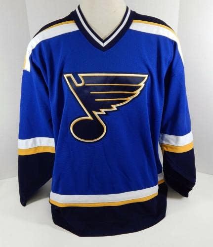 2001-02 St. Louis Blues Keresztény Laflamme 46 Játék Használt, Kék Mez DP12048 - Játék Használt NHL-Mezek