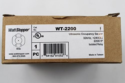 WattStopper WT-2200 Ultrahangos Felső Jelenlét Érzékelő, 2200 Négyzetméter. Ft., Fehér
