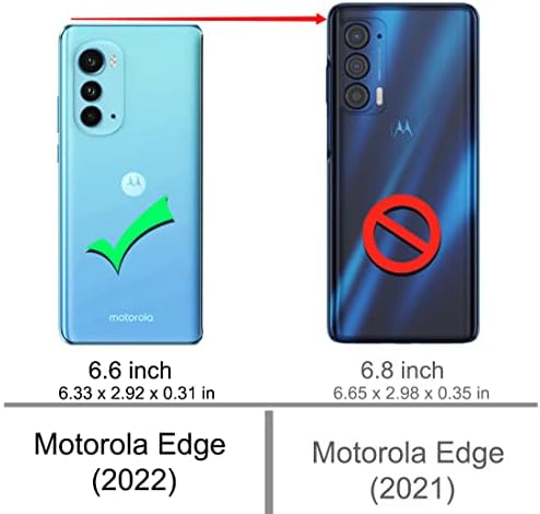 Osophter a Motorola Szélén 2022 az Esetben,Moto Szélén 2022 Esetben 2db Képernyő Védő Sokk Abszorpciós