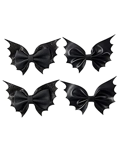 Bat Haj Íj Klipek a Tini Lányok, Nők 4db Halloween Dekoráció Cosplay Jelmez, Haj Tartozékok 4inch