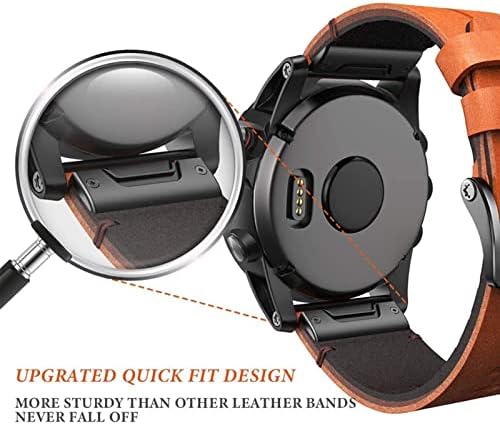 MODBAND Valódi olasz Marhabőr Quickfit Watchband A Garmin Fenix 7 X 7 Óra Easyfit Csukló Zenekar 22 26mm