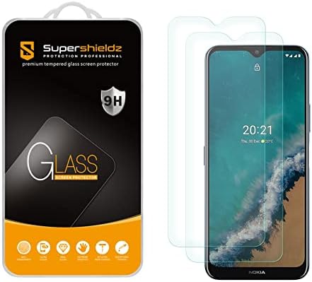 Supershieldz (2 Csomag), amelynek Célja a Nokia G50 Edzett Üveg kijelző Védő fólia, Anti Karcolás, Buborék