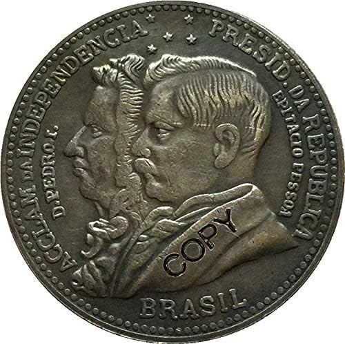1922-ben Brazília 2 Reis Érmék Példányt Haza, Szoba, Iroda Berendezés