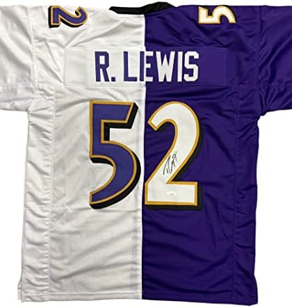 Ray Lewis Baltimore Ravens Aláírt Autogramot Egyéni Jersey FELE/FELE Ritka Jersey SZÖVETSÉG Igazolt