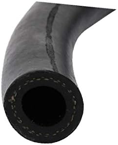 X-mosás ragályos Fekete Gumi Átviteli motorolaj Tömlő 1m Hosszú, 10mm, Belső Átm x 17mm OD(Manguera de