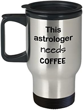 Vicces Asztrológus Utazási Bögre Ajándék Ez az Asztrológus Kell Kávé Egyéni Rozsdamentes Acél Bögre, Személyre