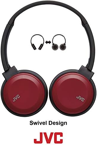 JVC Vezeték nélküli Könnyű, Lapos Összecsukható A Fül a Bluetooth Vezeték nélküli Fejpánt, Mikrofon, Kék