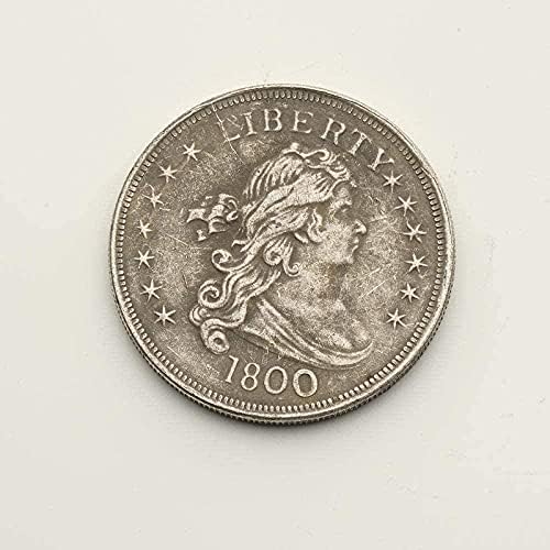 1800 Egyesült Államok Érme Amerikai Ezüst Dollár Szabadság Ezüst Érme Ezüst Kerek Sas Külföldi Antik Érme-Antik