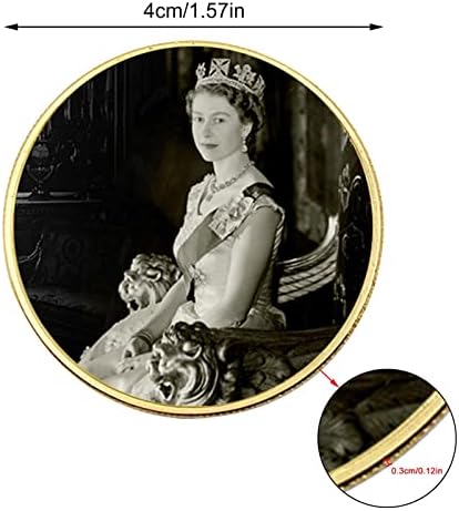 Besokuse Királynő Emlékérme,Arany/Ezüst Erzsébet Királynő A Brit Érmék,Őfelsége, A Királynő Kerek Érmet