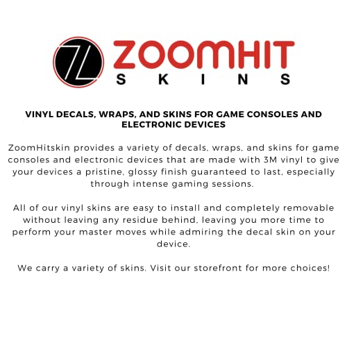 ZOOMHITSKINS Vezérlő Bőr Kompatibilis az Xbox Egy S Xbox One X, 3M Vinyl Matrica Technológia, Palm Ég