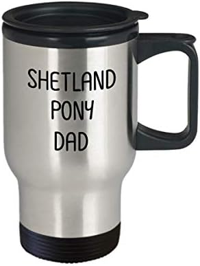 Shetland Póni, Apa 14oz Hőszigetelt Bögre Vicces Újdonság Pohár Ajándék Ötletek A Ló Szerelmeseinek Tulajdonos